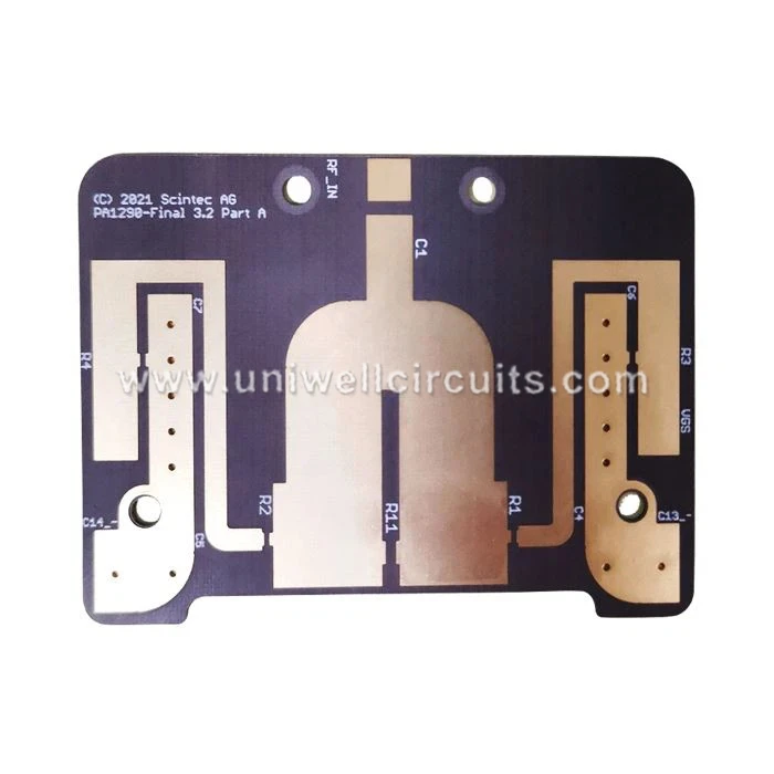 Circuits Uniwell TC350 : PCB en PTFE à haute conductivité thermique