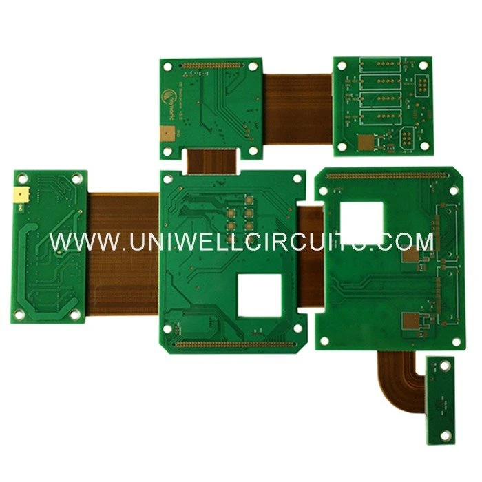 Uniwell circuits 4 couches rigides-carte flexible. Carte rigide et flexible
